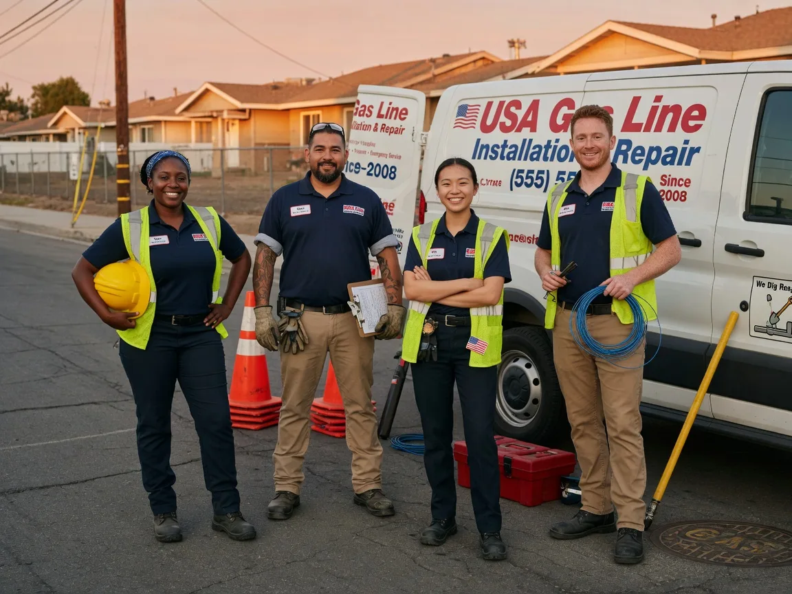 Gas Line Installation company in Scheller, IL